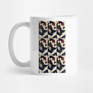 Diagonally Short cut out Mug